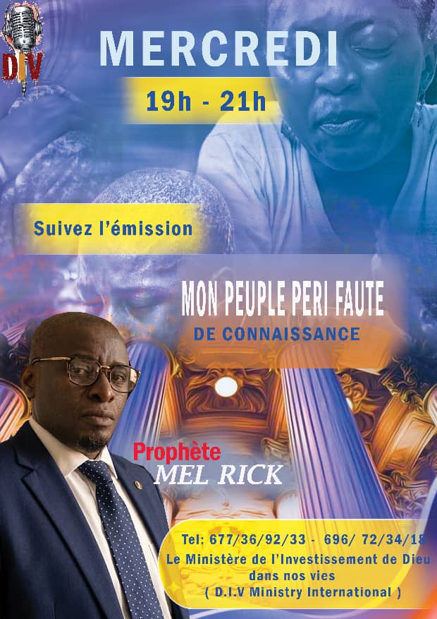 Mon peuple péri faute de connaissances